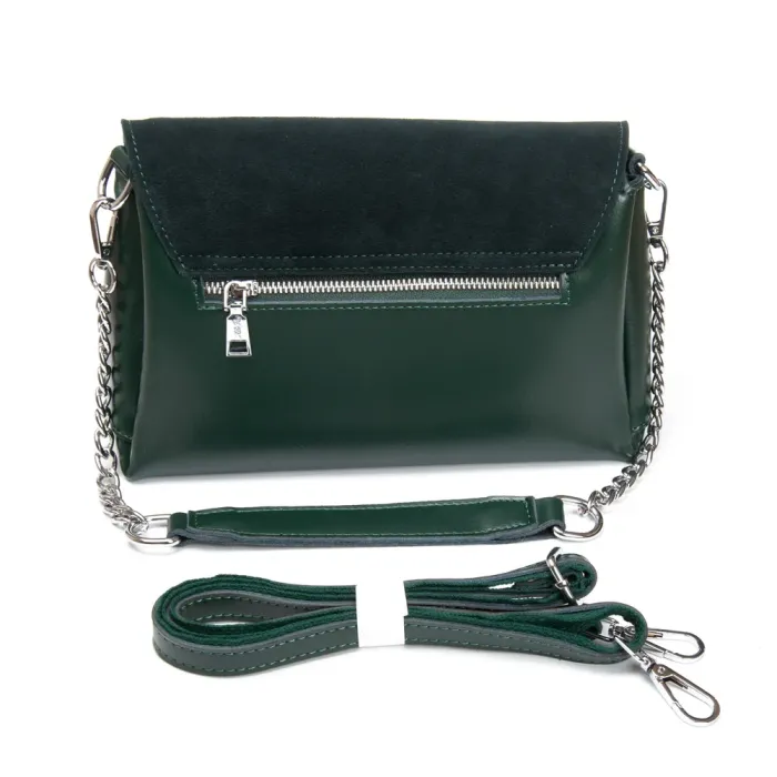 Сумка Женская Классическая замш ALEX RAI 9717-220 green