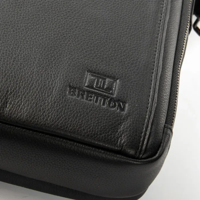 Сумка Мужская Планшет кожа BRETTON 3890-3 black