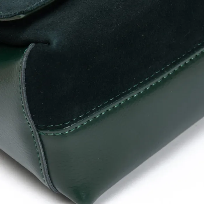 Сумка Женская Классическая замш ALEX RAI 9717-220 green