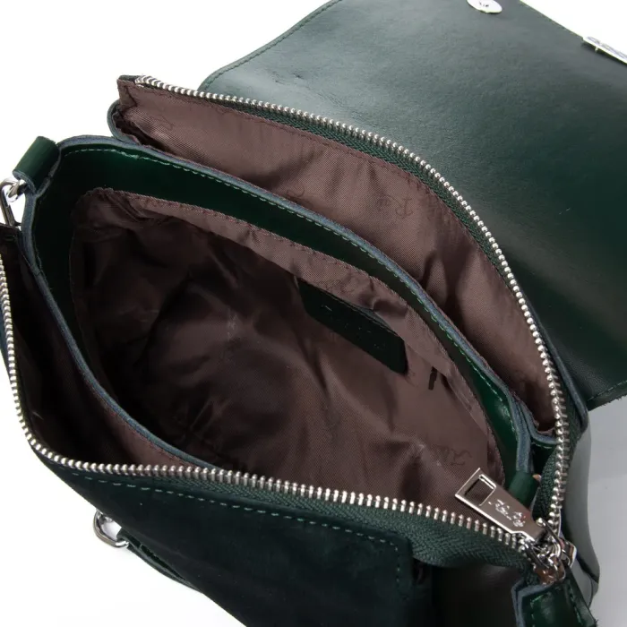 Сумка Женская Классическая замш ALEX RAI 9717-220 green