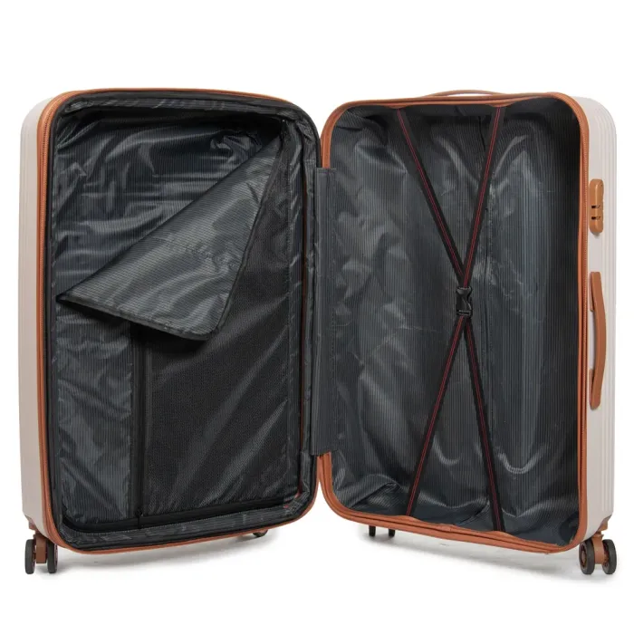 Дорожная Чемодан 31 ABS-пластик FASHION A12 lt.grey