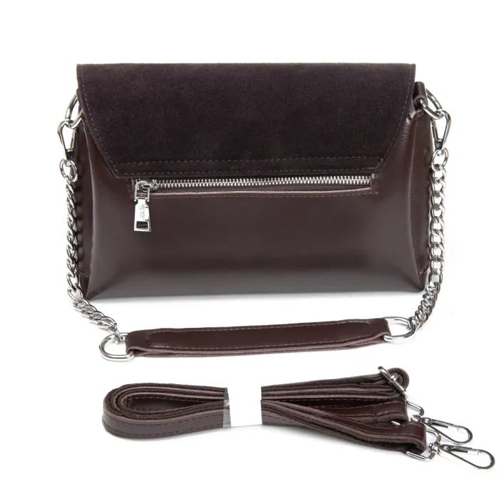 Сумка Женская Классическая замш ALEX RAI 9717-220 brown