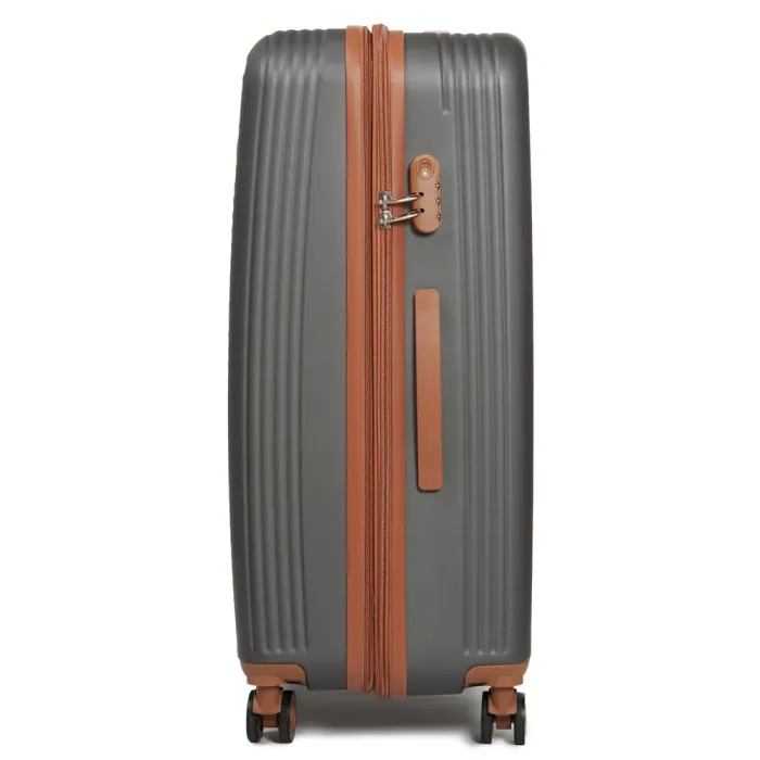 Дорожная Чемодан 31 ABS-пластик FASHION A12 dark-grey