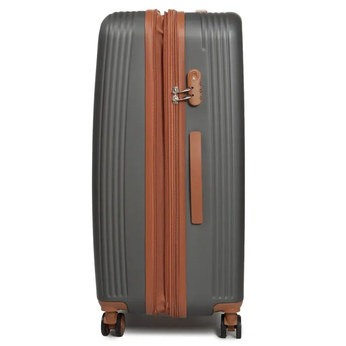 Дорожная Чемодан 31 ABS-пластик FASHION A12 dark-grey