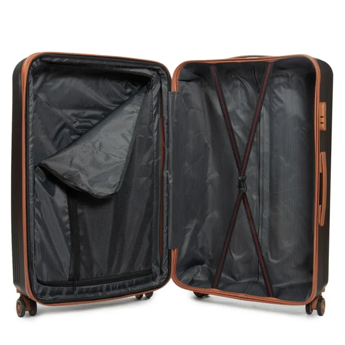 Дорожная Чемодан 31 ABS-пластик FASHION A12 black