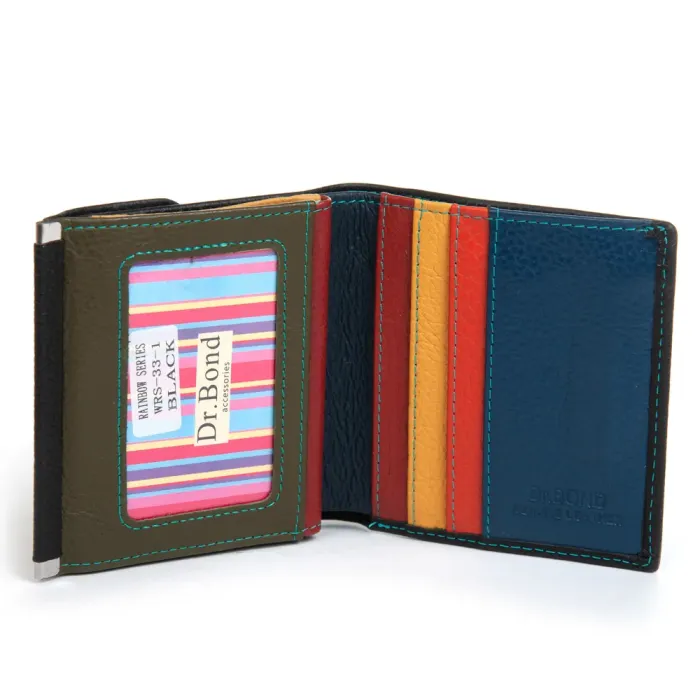 Кошелек Rainbow Женский кожа DR. BOND WRS-33-1 black