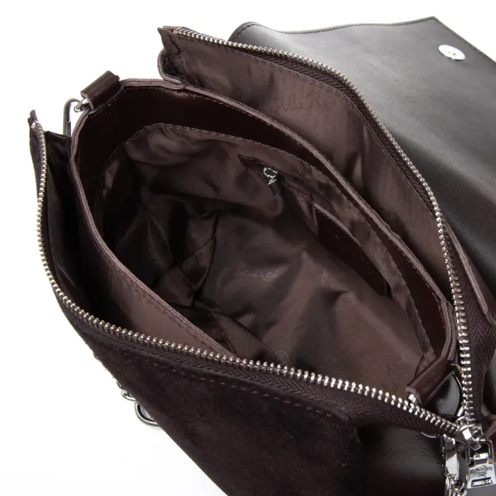 Сумка Женская Классическая замш ALEX RAI 9717-220 brown