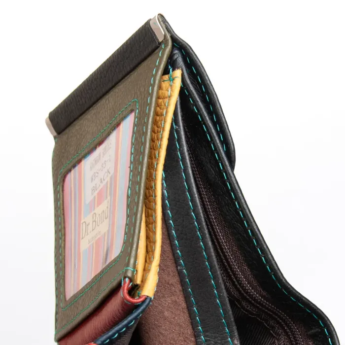 Кошелек Rainbow Женский кожа DR. BOND WRS-33-1 black