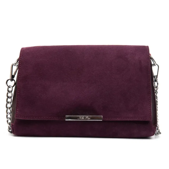 Сумка Женская Классическая замш ALEX RAI 9717-220 bordo