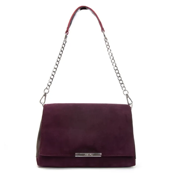 Сумка Женская Классическая замш ALEX RAI 9717-220 bordo