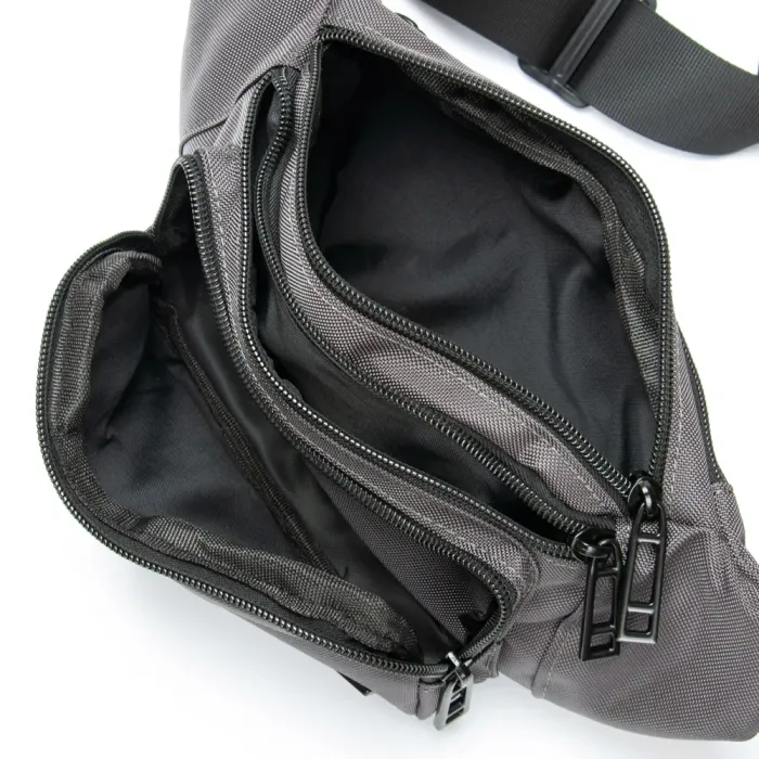 Сумка Мужская На пояс нейлон Lanpad 35002 gray