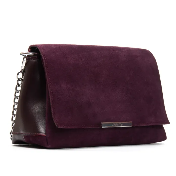 Сумка Женская Классическая замш ALEX RAI 9717-220 bordo