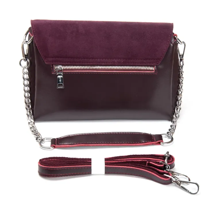 Сумка Женская Классическая замш ALEX RAI 9717-220 bordo