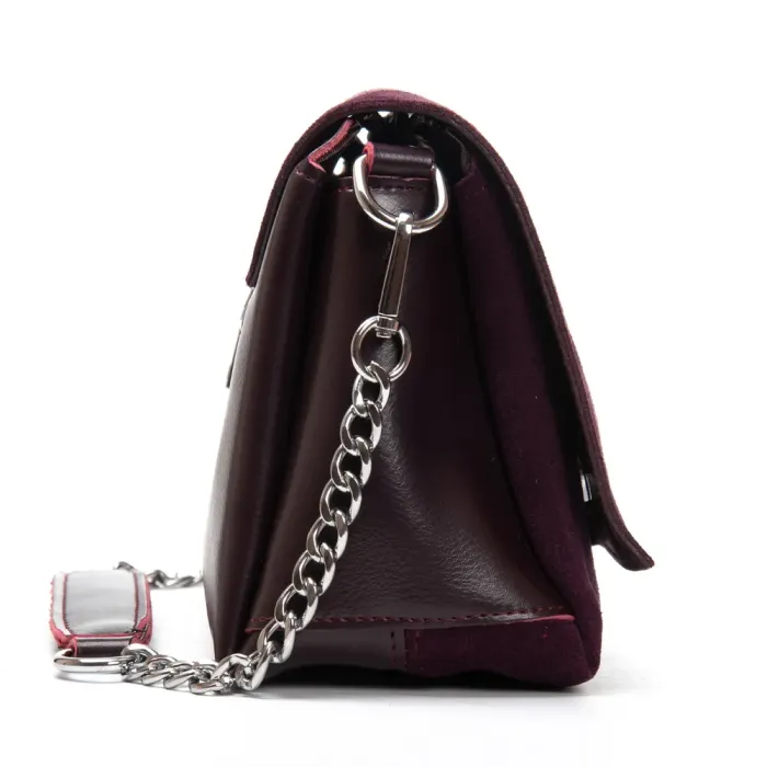 Сумка Женская Классическая замш ALEX RAI 9717-220 bordo