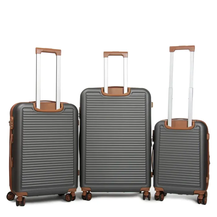 Дорожная Чемодан 31 ABS-пластик FASHION A12 dark-grey