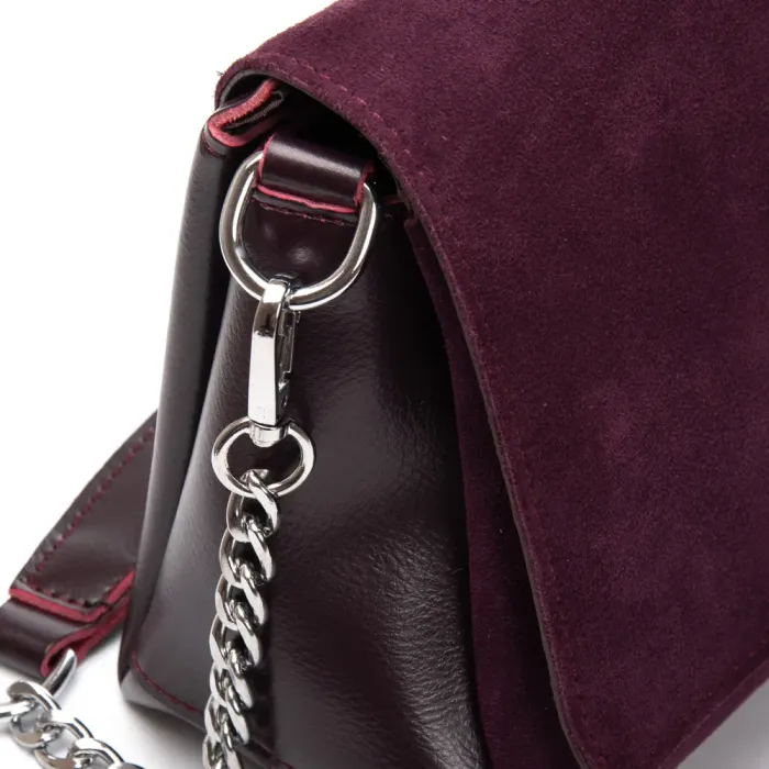 Сумка Женская Классическая замш ALEX RAI 9717-220 bordo