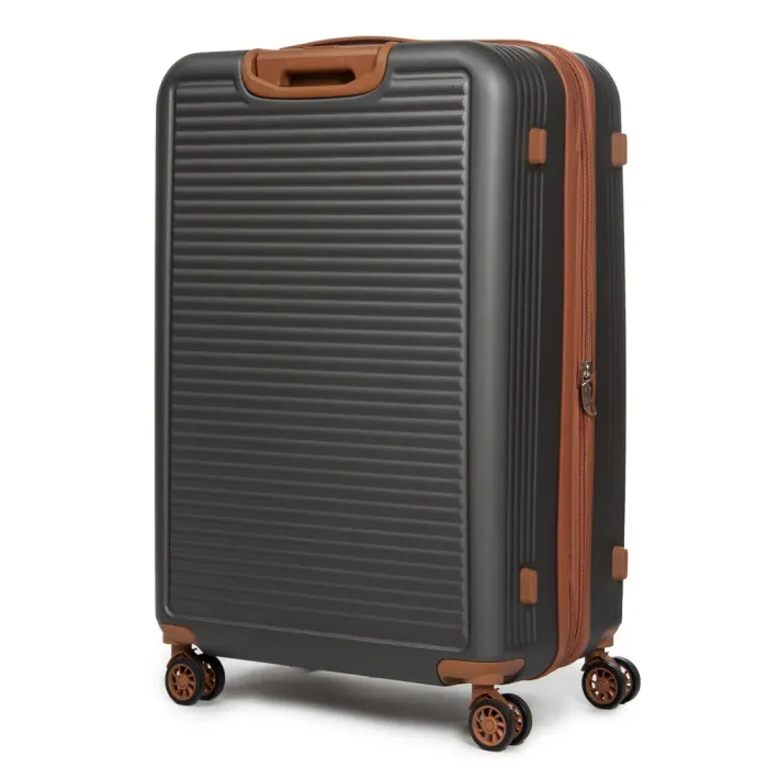 Дорожная Чемодан 31 ABS-пластик FASHION A12 dark-grey