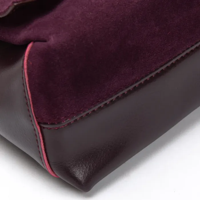 Сумка Женская Классическая замш ALEX RAI 9717-220 bordo