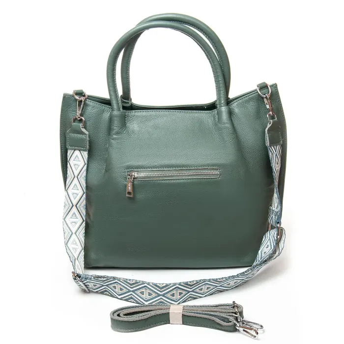 Сумка Женская Классическая кожа ALEX RAI 2027-9 green