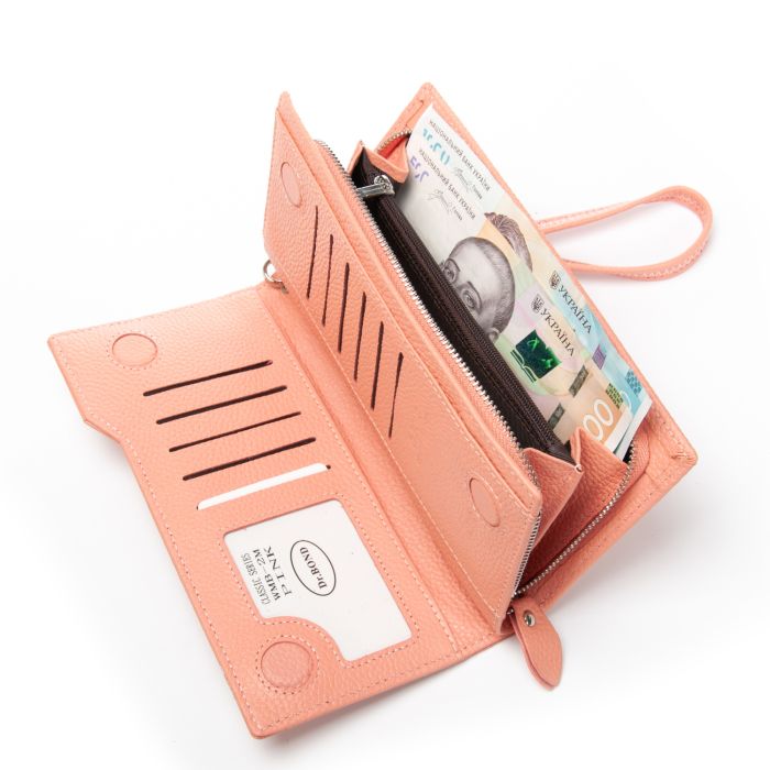 Кошелек Classic Женский кожа DR. BOND WMB-2M pink purple