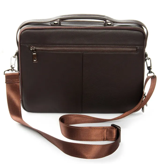 Сумка Мужская Портфель кожа BRETTON 3707-8 brown