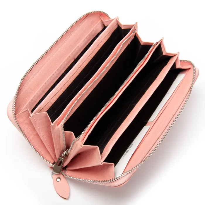 Кошелек Classic Женский кожа DR. BOND W201 pink purple