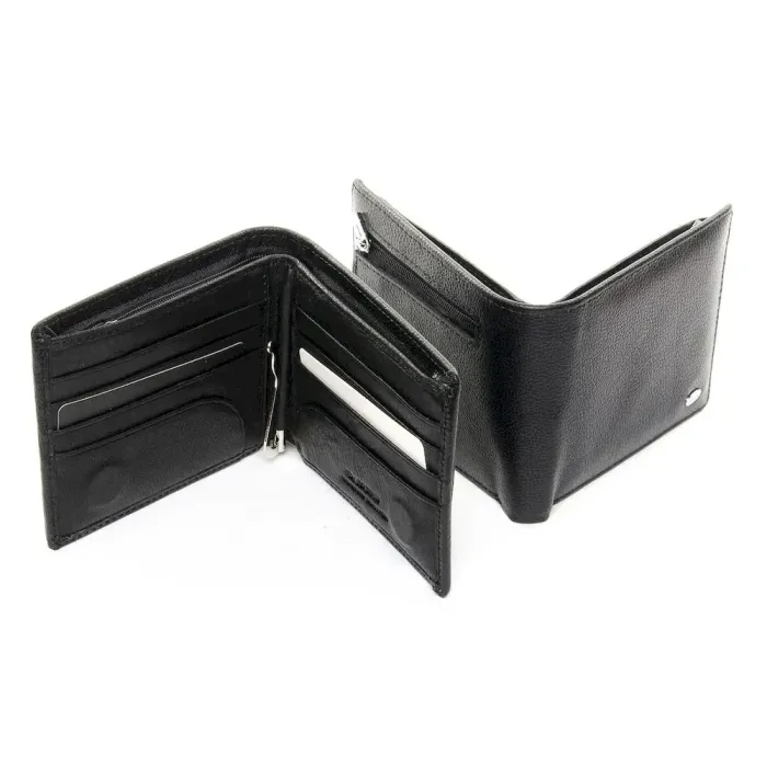 Чоловічий гаманець Classic шкіряний Dr.Bond MSM-3 black
