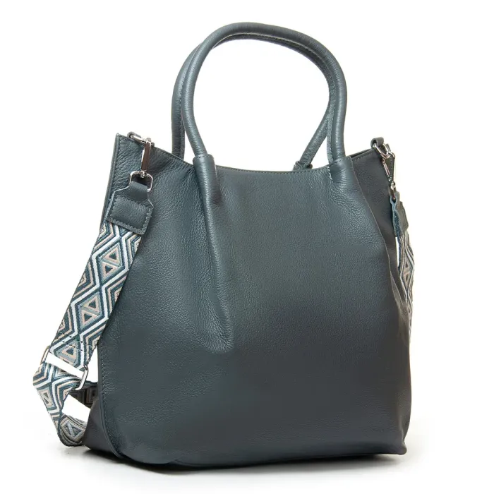 Сумка Женская Классическая кожа ALEX RAI 2027-9 blue