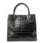 Сумка Женская Классическая кожа ALEX RAI 1564 black croco