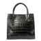 Сумка Женская Классическая кожа ALEX RAI 1564 black croco