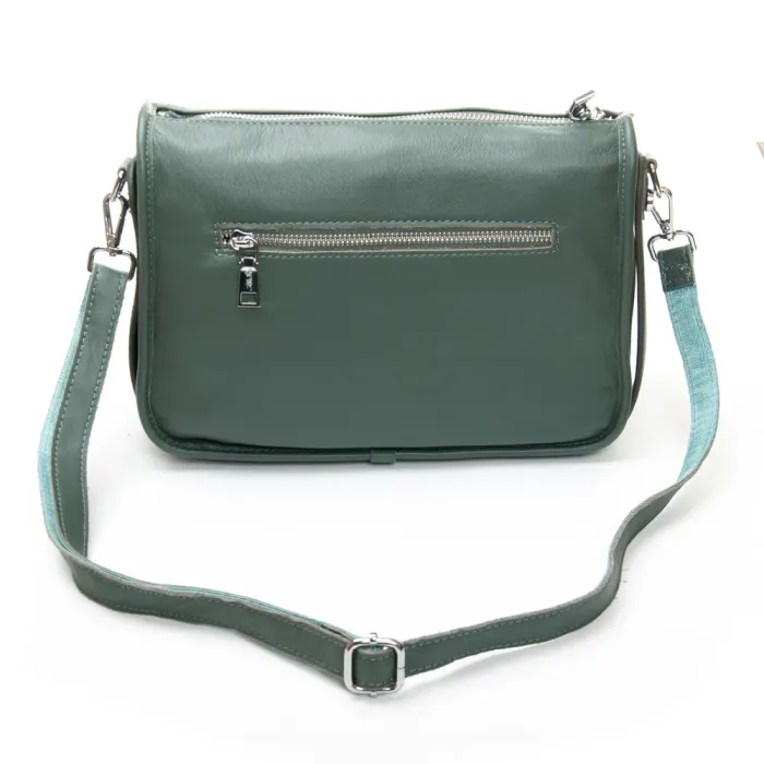 Сумка Женская Классическая кожа ALEX RAI 2050-9 green
