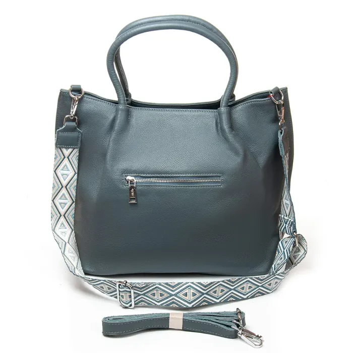 Сумка Женская Классическая кожа ALEX RAI 2027-9 blue