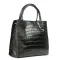 Сумка Женская Классическая кожа ALEX RAI 1564 black croco