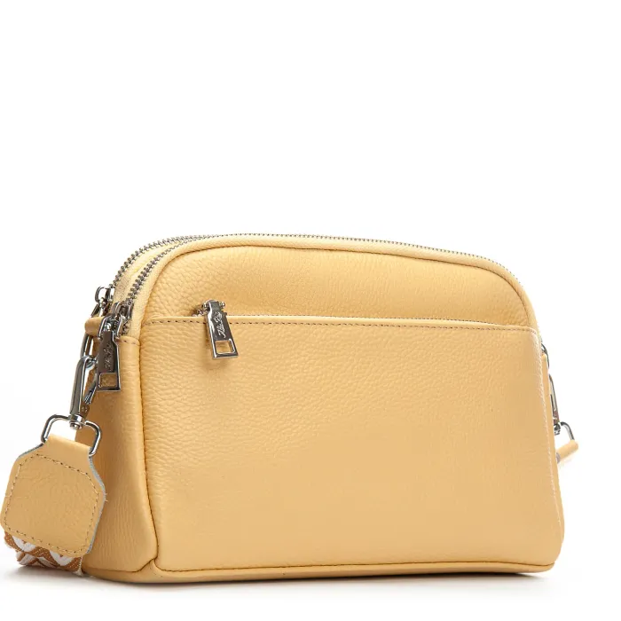 Сумка Женская Классическая кожа ALEX RAI 8960 yellow