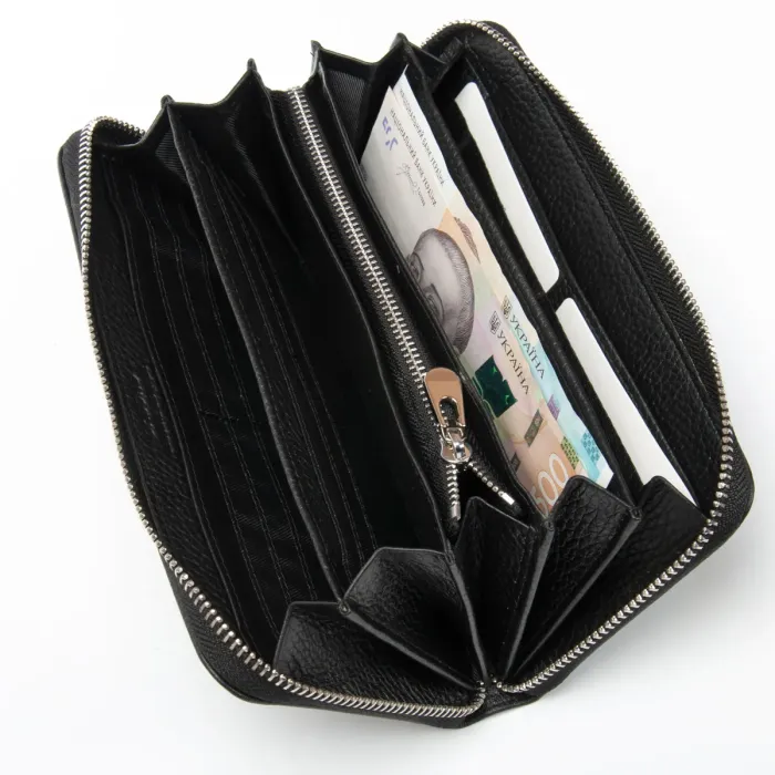 Кошелек Classic Женский кожа DR. BOND W201 black