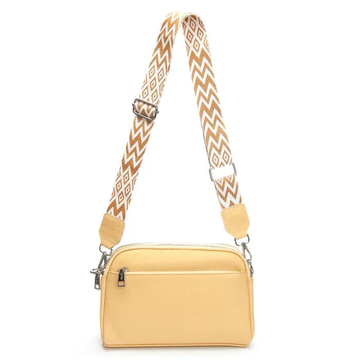 Сумка Женская Классическая кожа ALEX RAI 8960 yellow