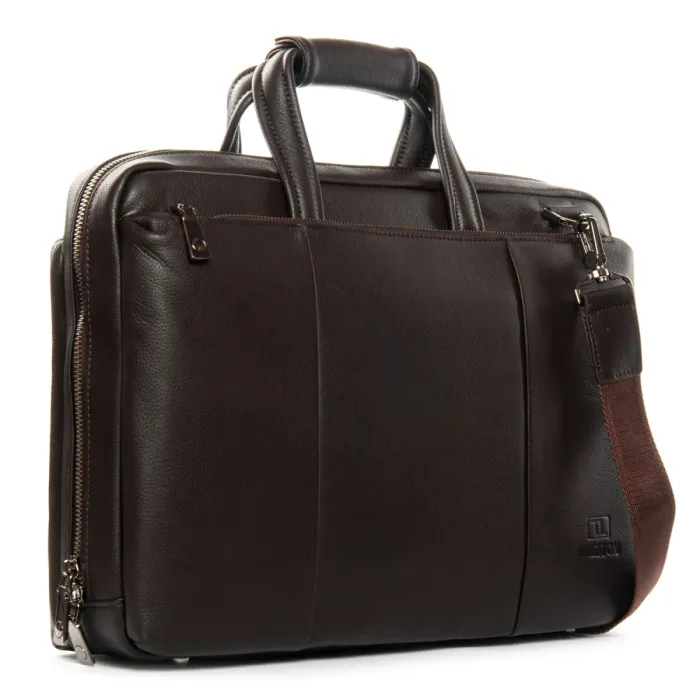 Сумка Мужская Портфель кожа BRETTON 1439A brown