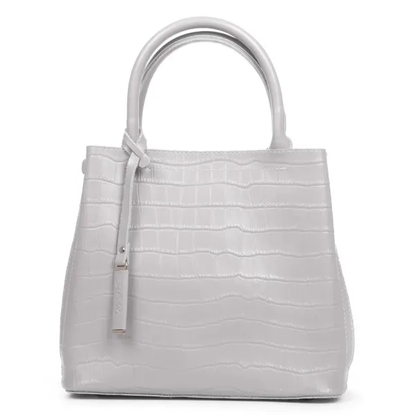 Сумка Женская Классическая кожа ALEX RAI 1546-1 l.grey