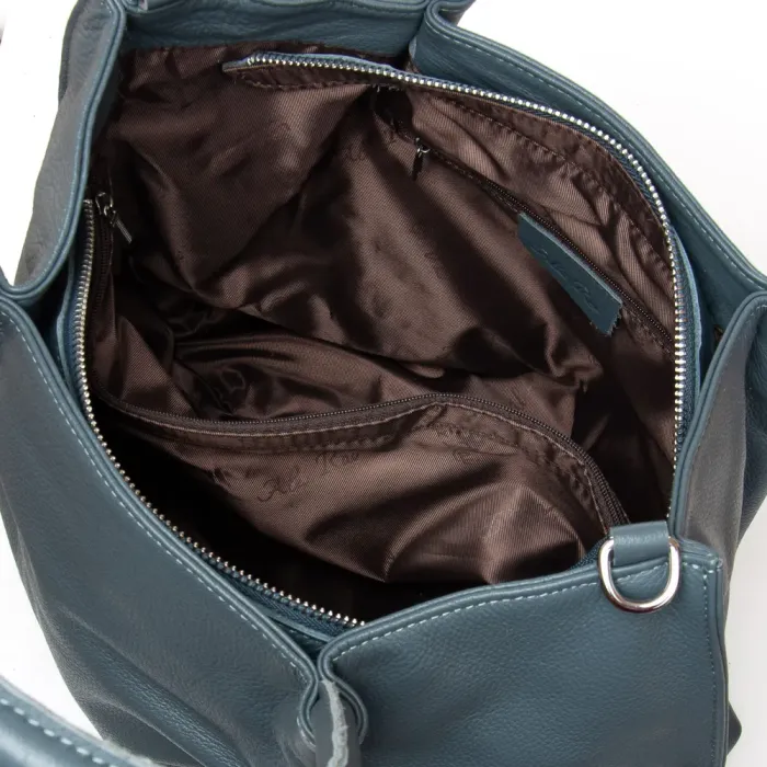 Сумка Женская Классическая кожа ALEX RAI 2027-9 blue