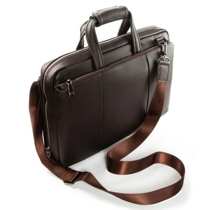 Сумка Мужская Портфель кожа BRETTON 1439A brown
