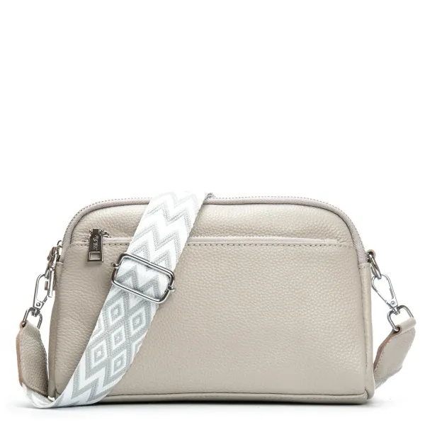 Сумка Женская Классическая кожа ALEX RAI 8960 beige