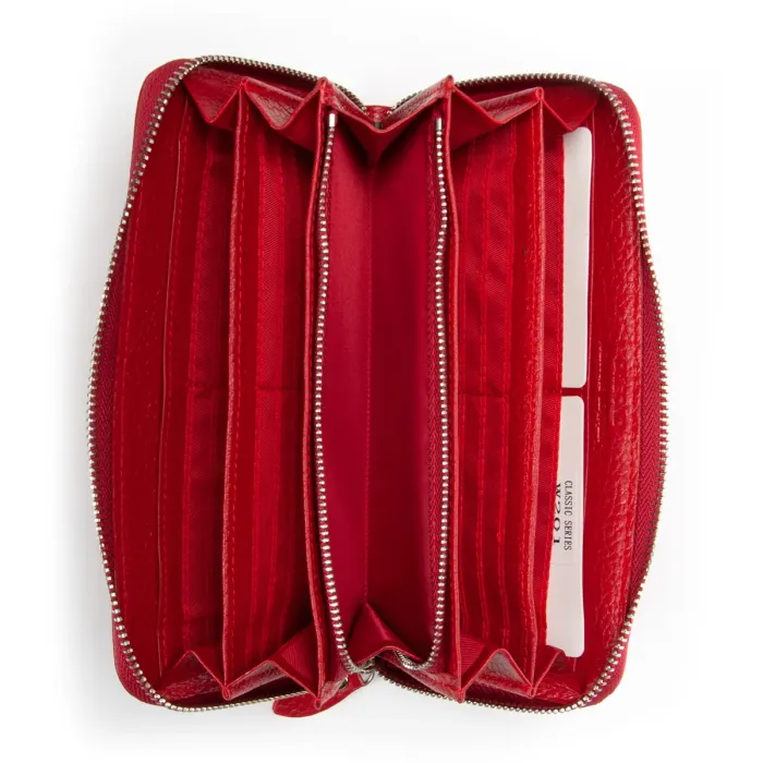 Кошелек Classic Женский кожа DR. BOND W201 red