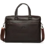 Сумка Мужская Портфель кожа BRETTON 4028-1 brown