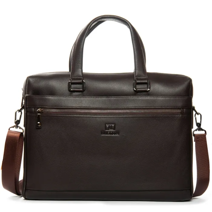 Сумка Мужская Портфель кожа BRETTON 4028-1 brown