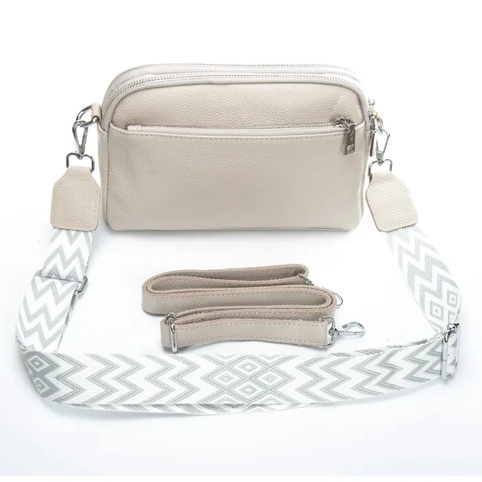 Сумка Женская Классическая кожа ALEX RAI 8960 beige