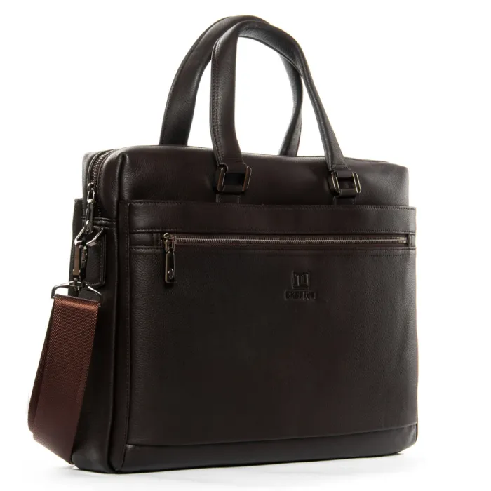 Сумка Мужская Портфель кожа BRETTON 4028-1 brown