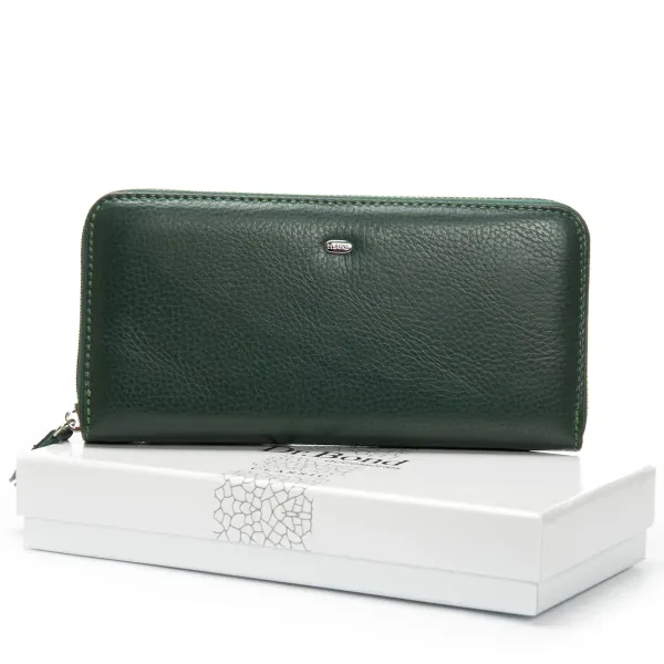 Кошелек Classic Женский кожа DR. BOND W201 green