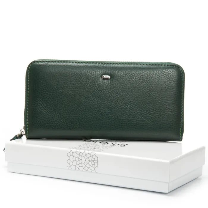 Кошелек Classic Женский кожа DR. BOND W201 green
