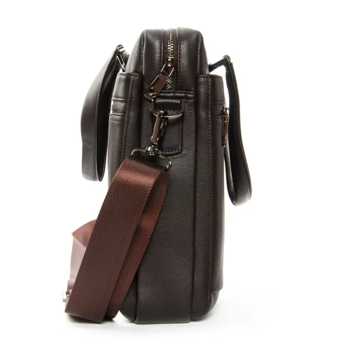Сумка Мужская Портфель кожа BRETTON 4028-1 brown