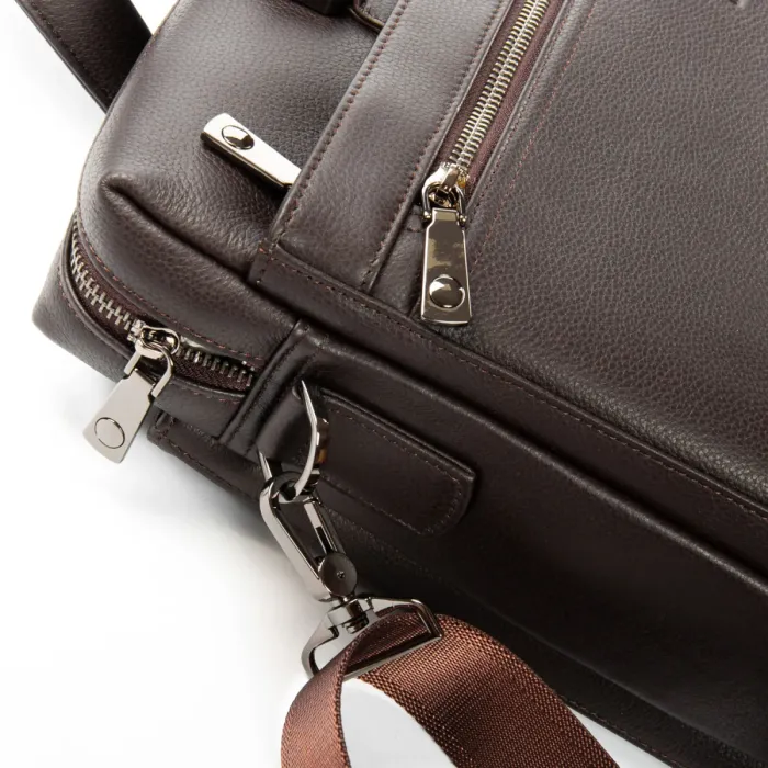 Сумка Мужская Портфель кожа BRETTON 4028-1 brown
